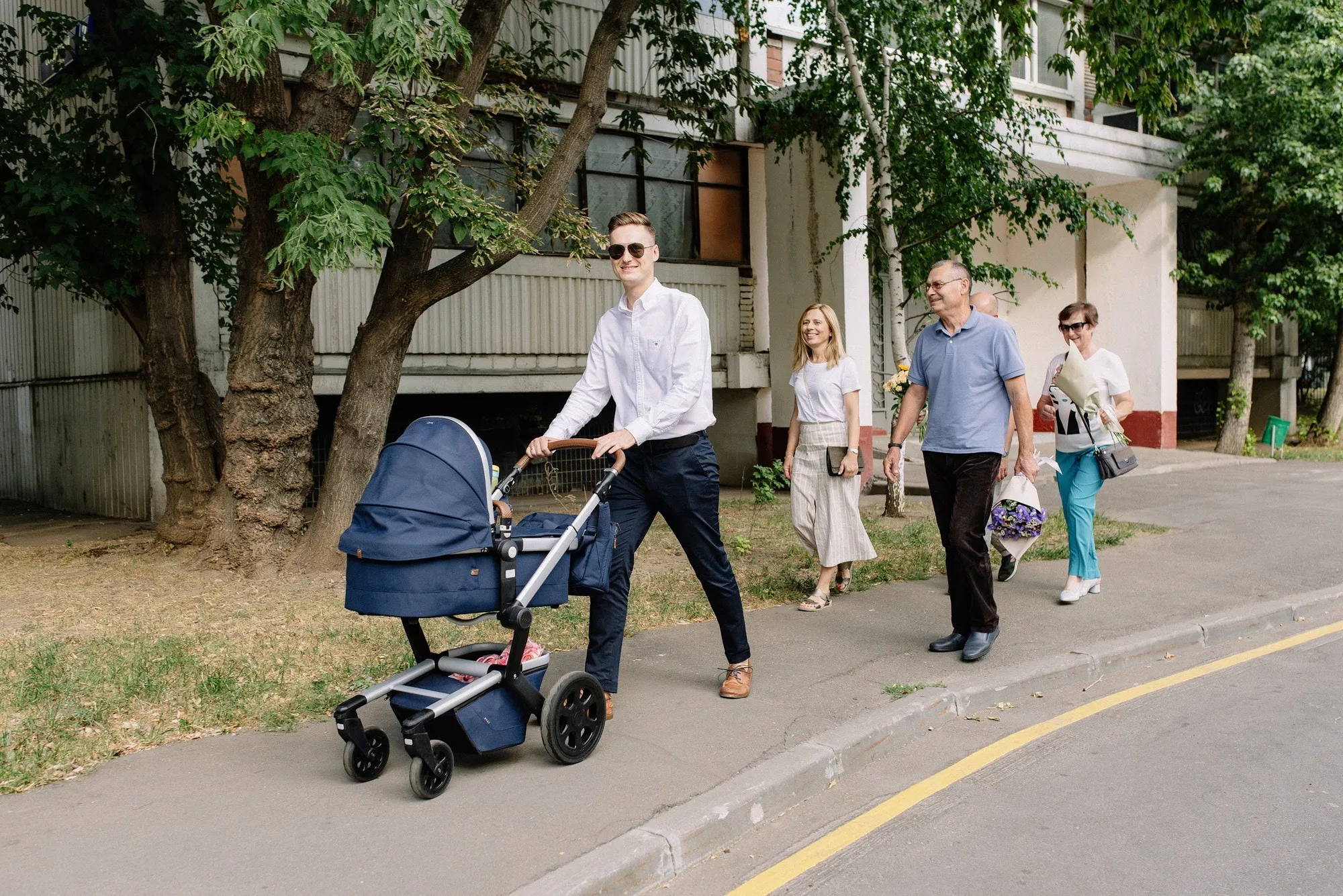 Работа фотографа в стиле Семейные съёмки — Выписка Фаи из роддома, г. Москва.