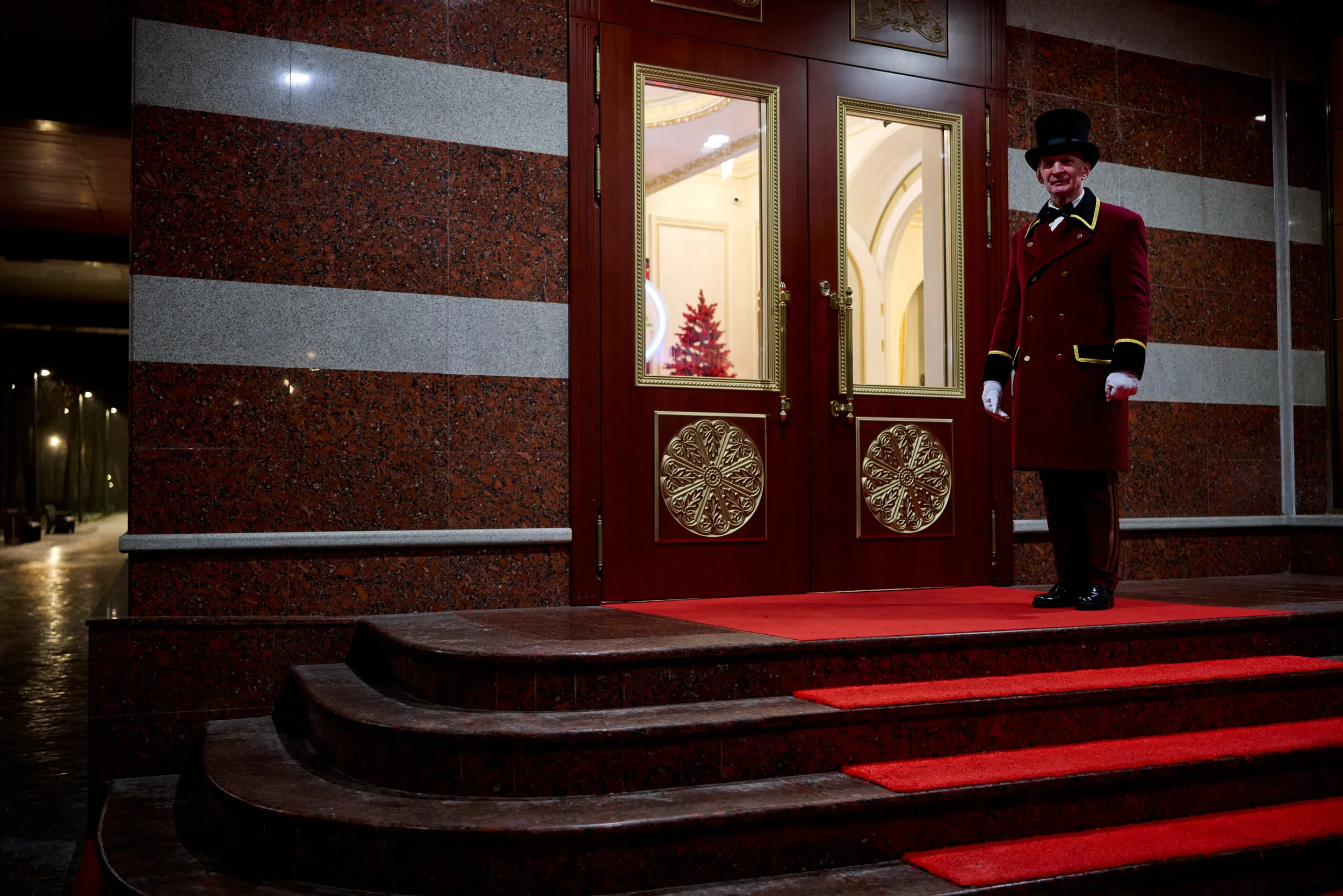 Новогодний корпоратив компании Акцент — Ресторан Соколиная охота, метро Сокольники — фото 45