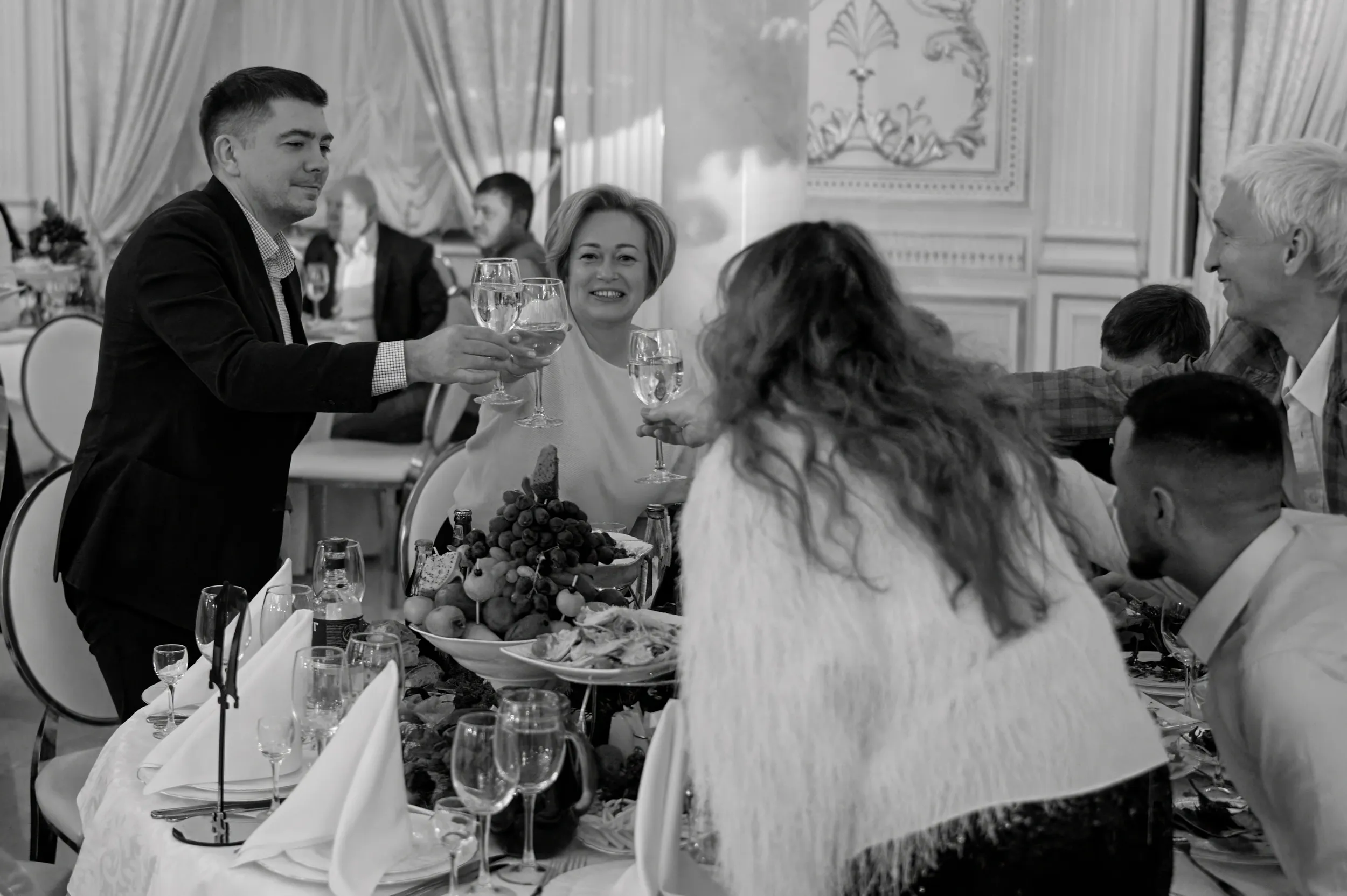 Новогодний корпоратив компании Акцент — Ресторан Соколиная охота, метро Сокольники — фото 28