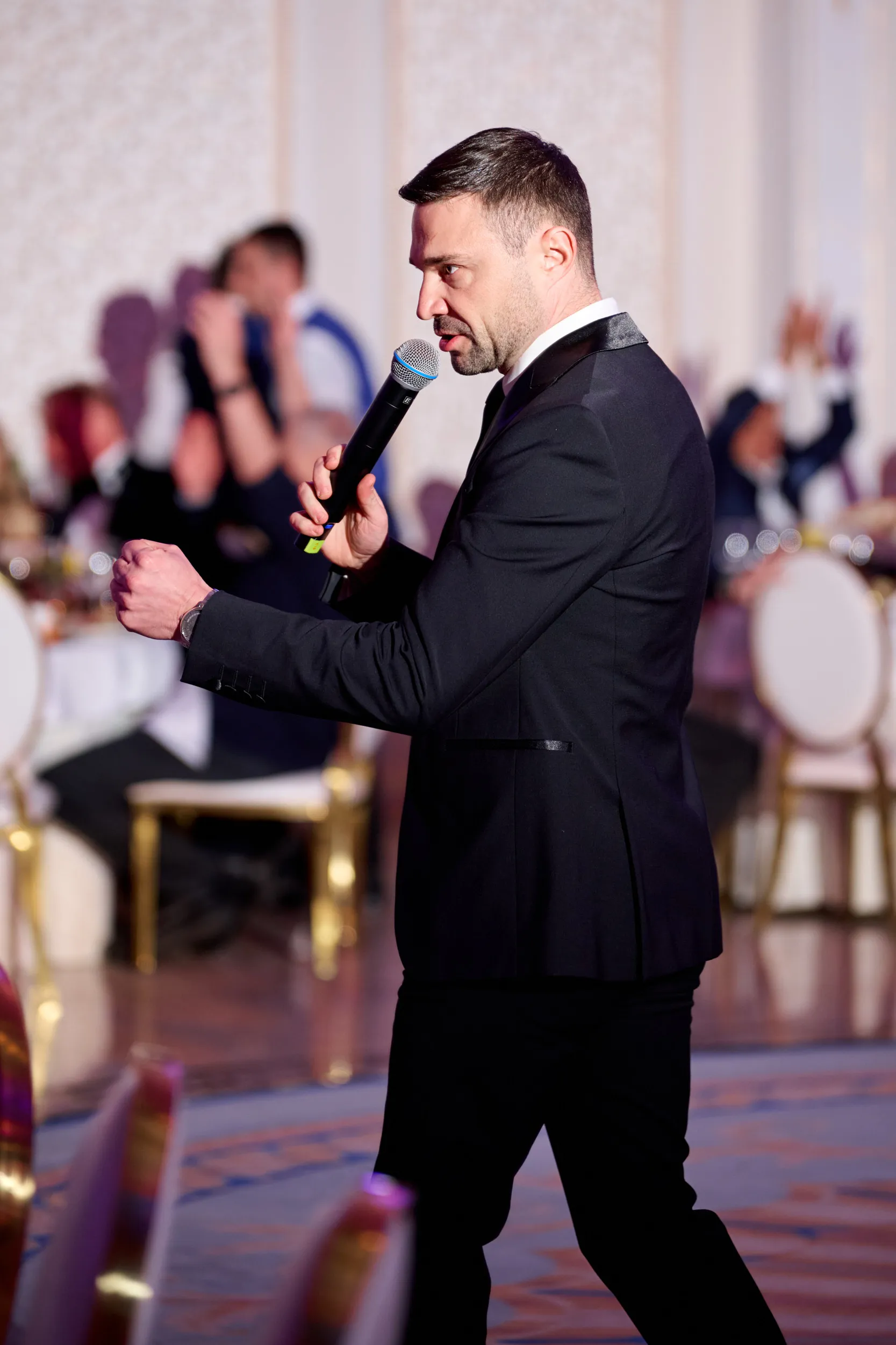 Новогодний корпоратив компании Акцент — Ресторан Соколиная охота, метро Сокольники — фото 26