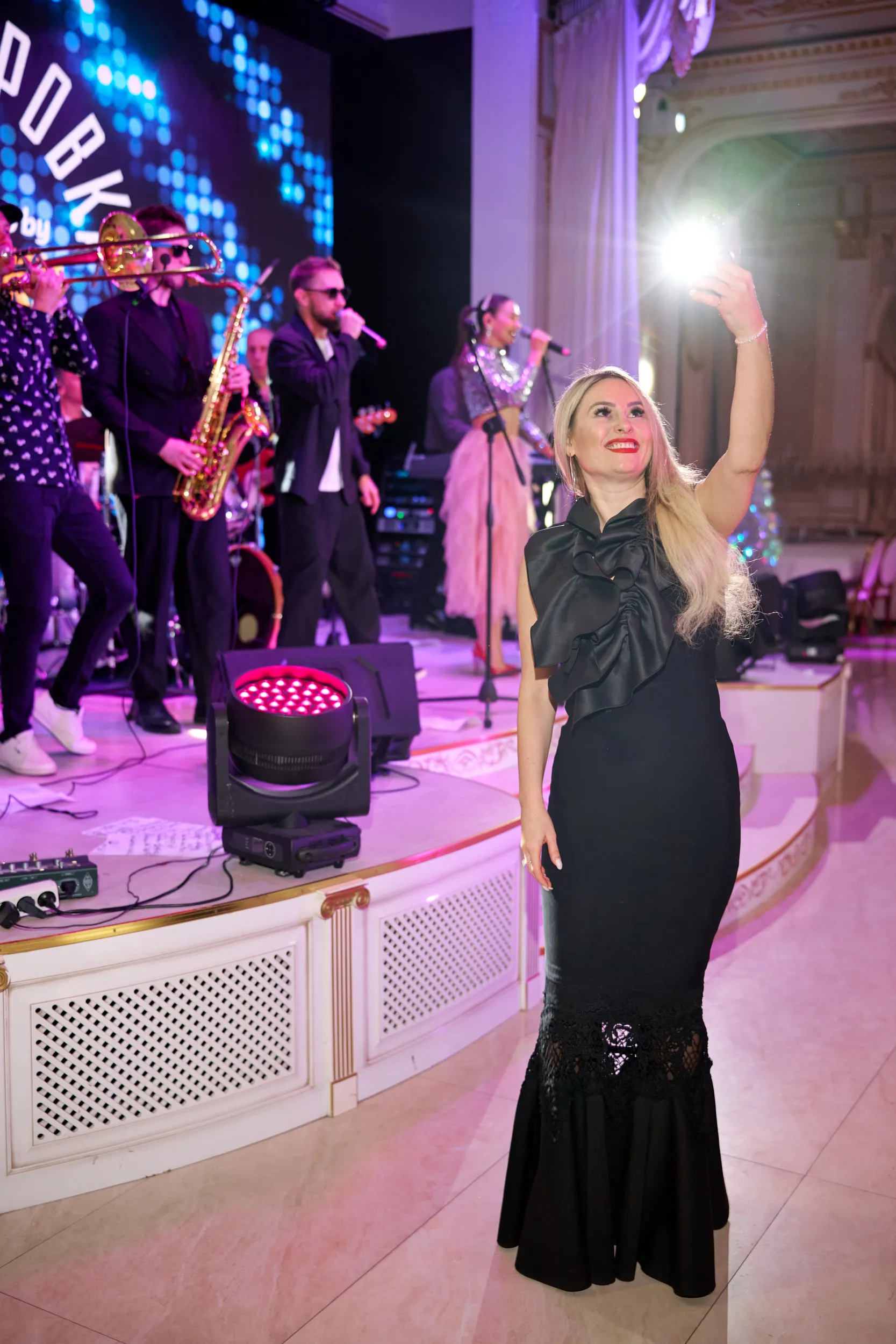 Новогодний корпоратив компании Акцент — Ресторан Соколиная охота, метро Сокольники — фото 17