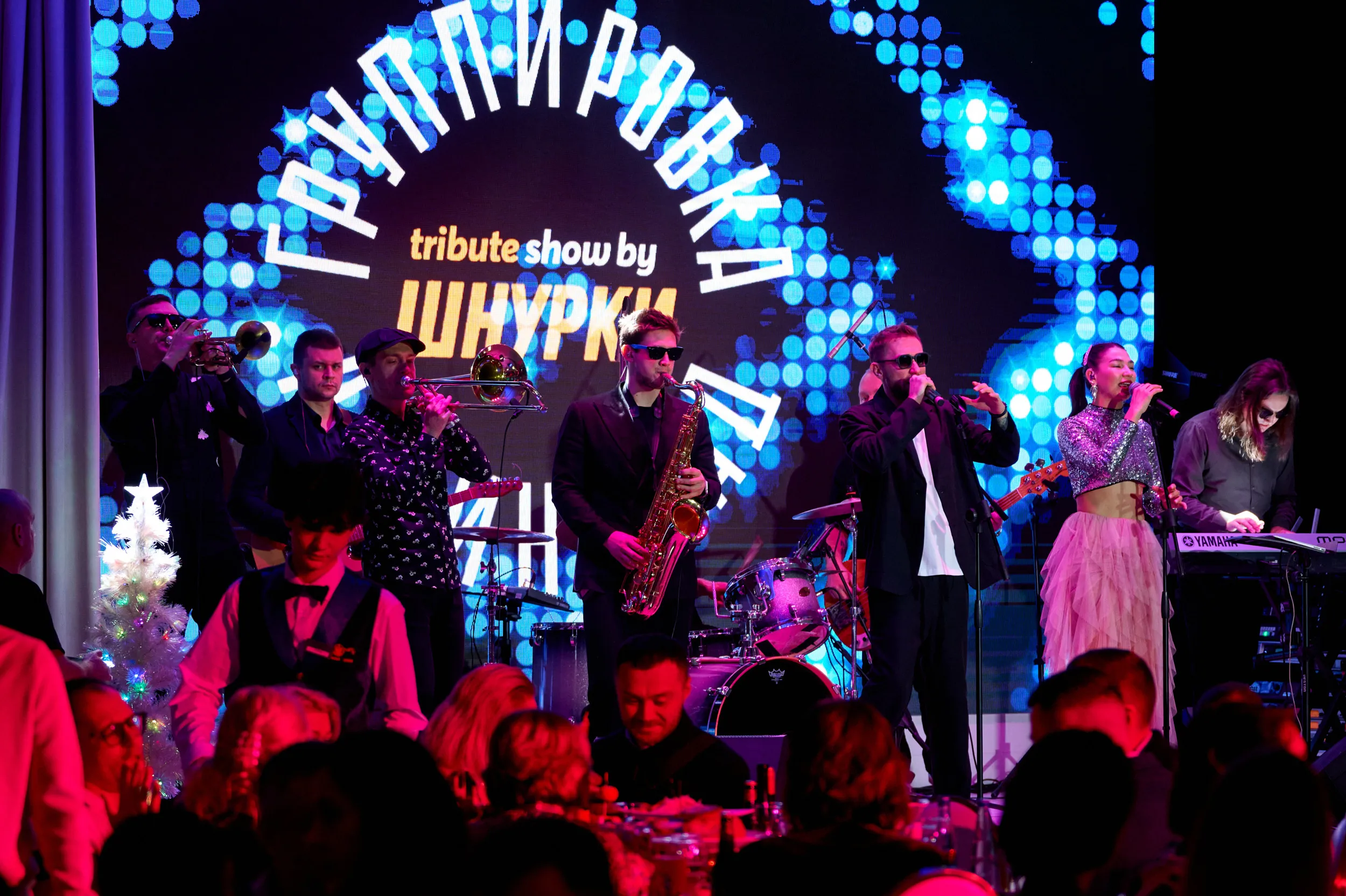 Новогодний корпоратив компании Акцент — Ресторан Соколиная охота, метро Сокольники — фото 15