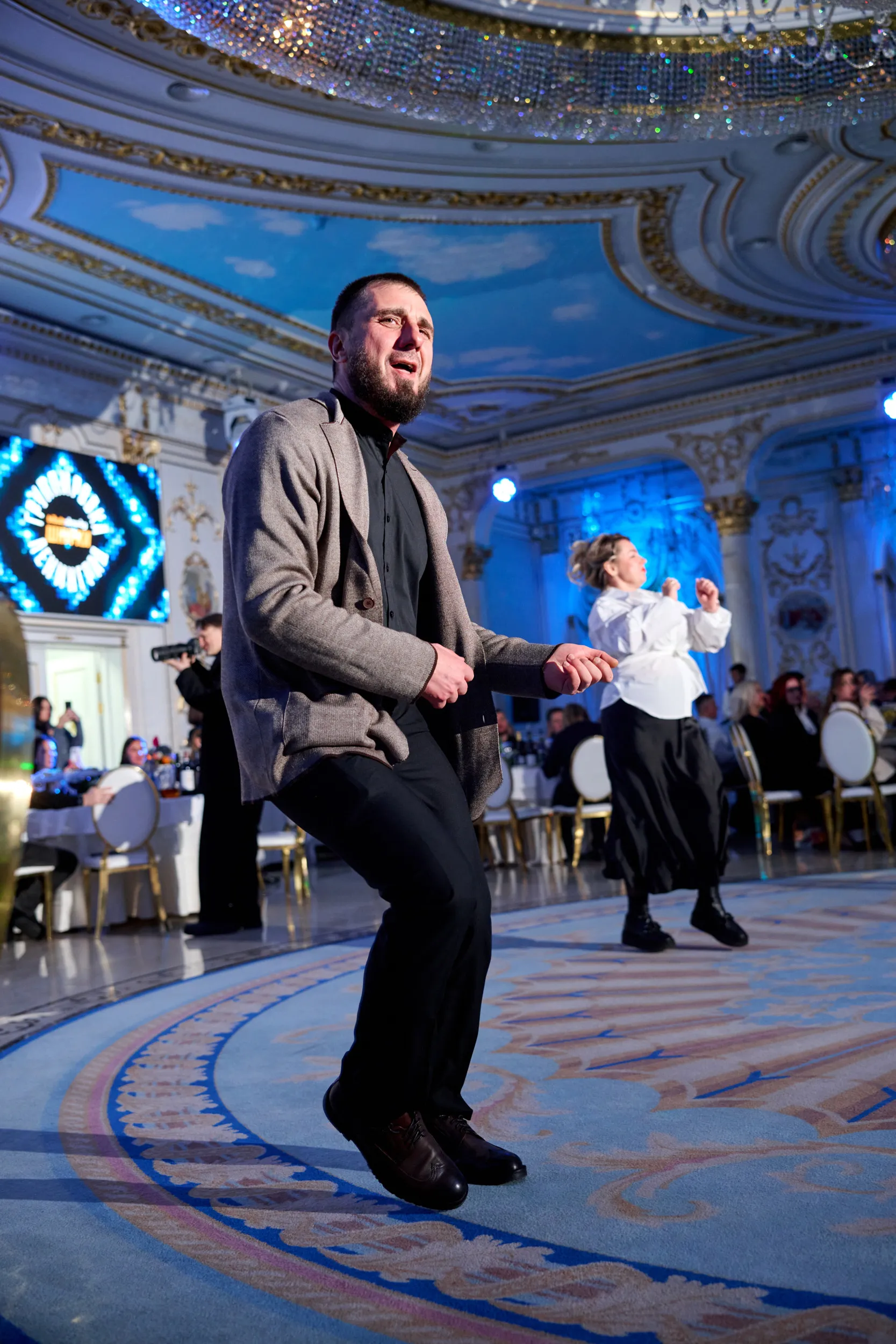 Новогодний корпоратив компании Акцент — Ресторан Соколиная охота, метро Сокольники — фото 14