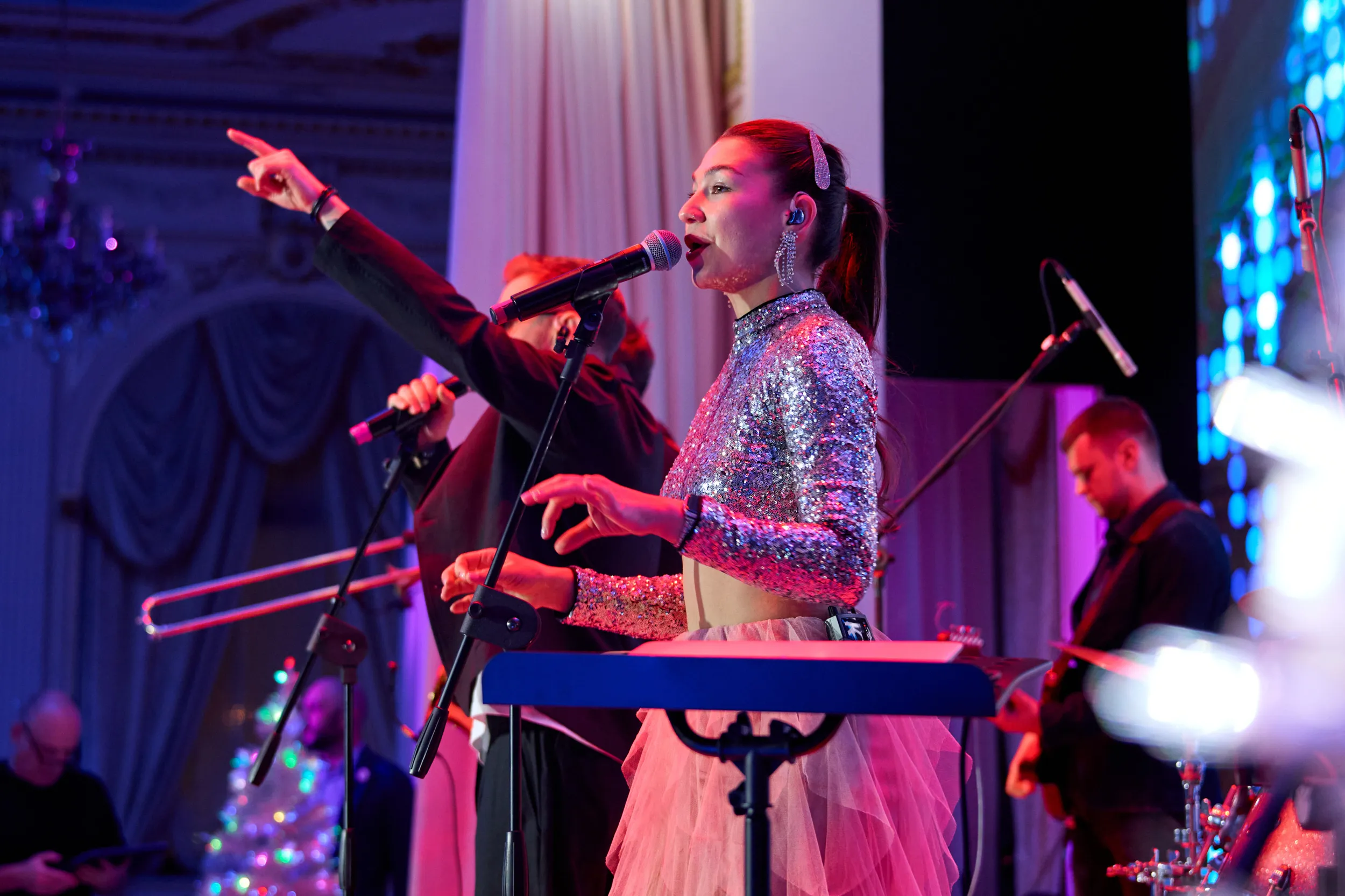 Новогодний корпоратив компании Акцент — Ресторан Соколиная охота, метро Сокольники — фото 11