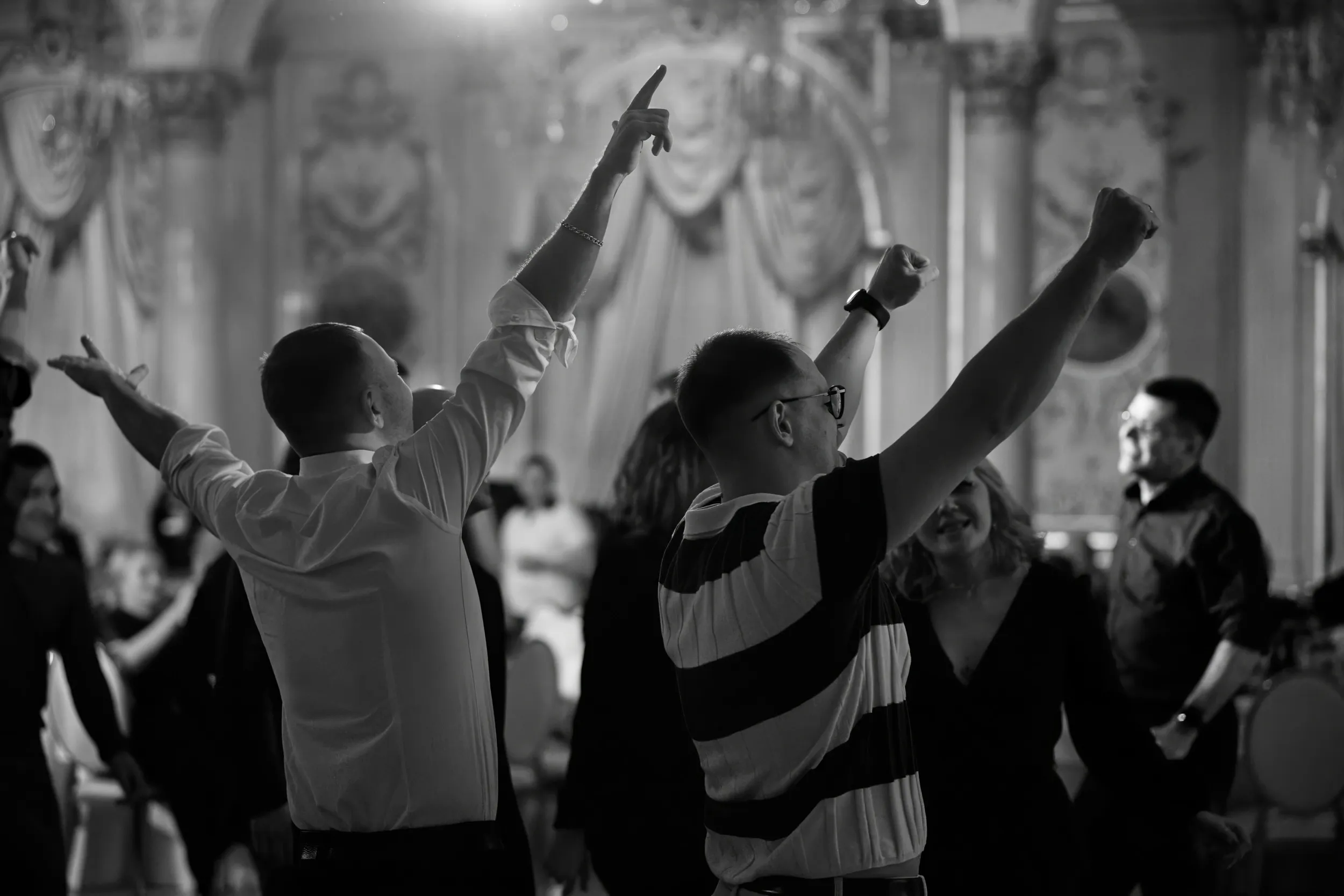 Новогодний корпоратив компании Акцент — Ресторан Соколиная охота, метро Сокольники — фото 5