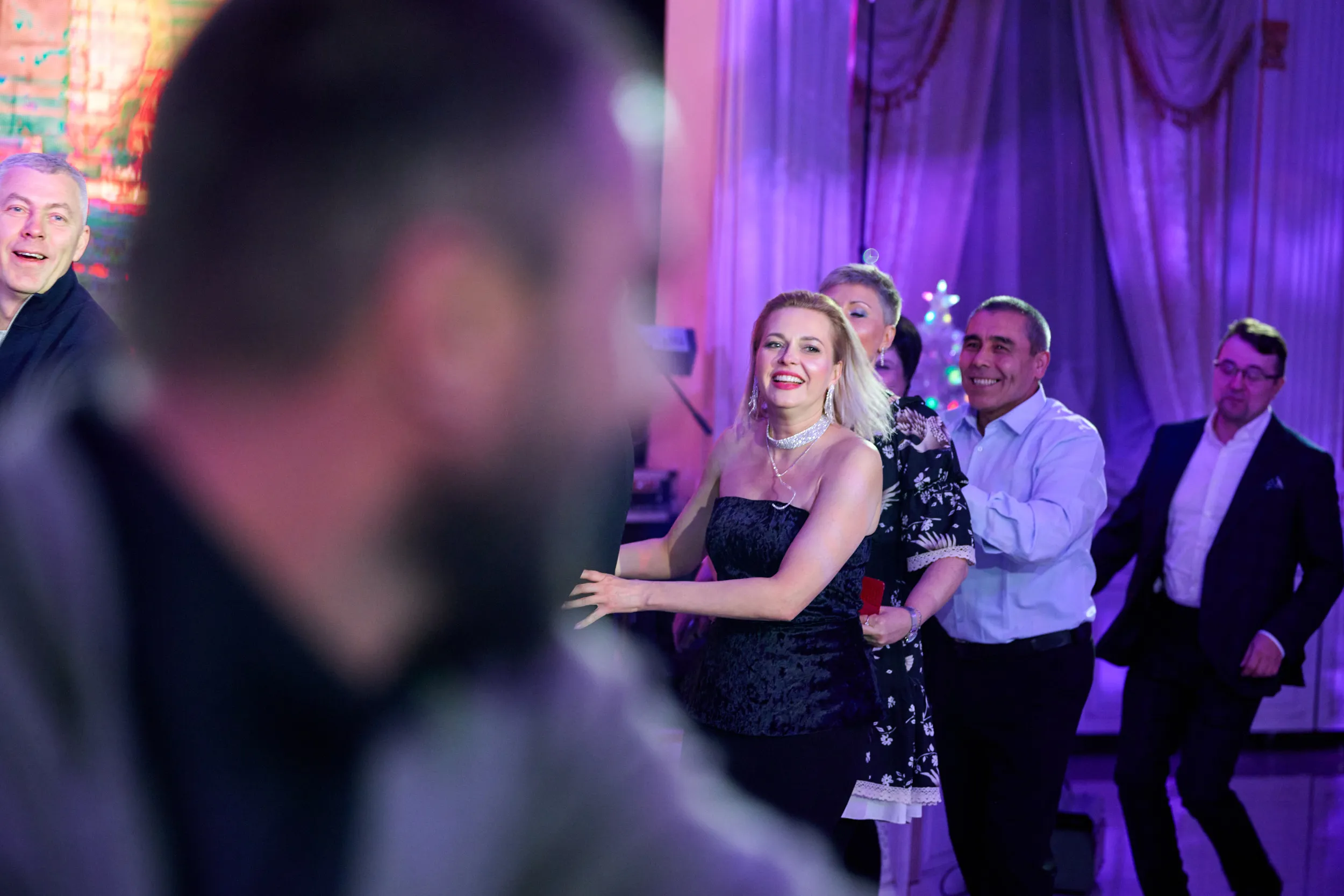 Новогодний корпоратив компании Акцент — Ресторан Соколиная охота, метро Сокольники — фото 3