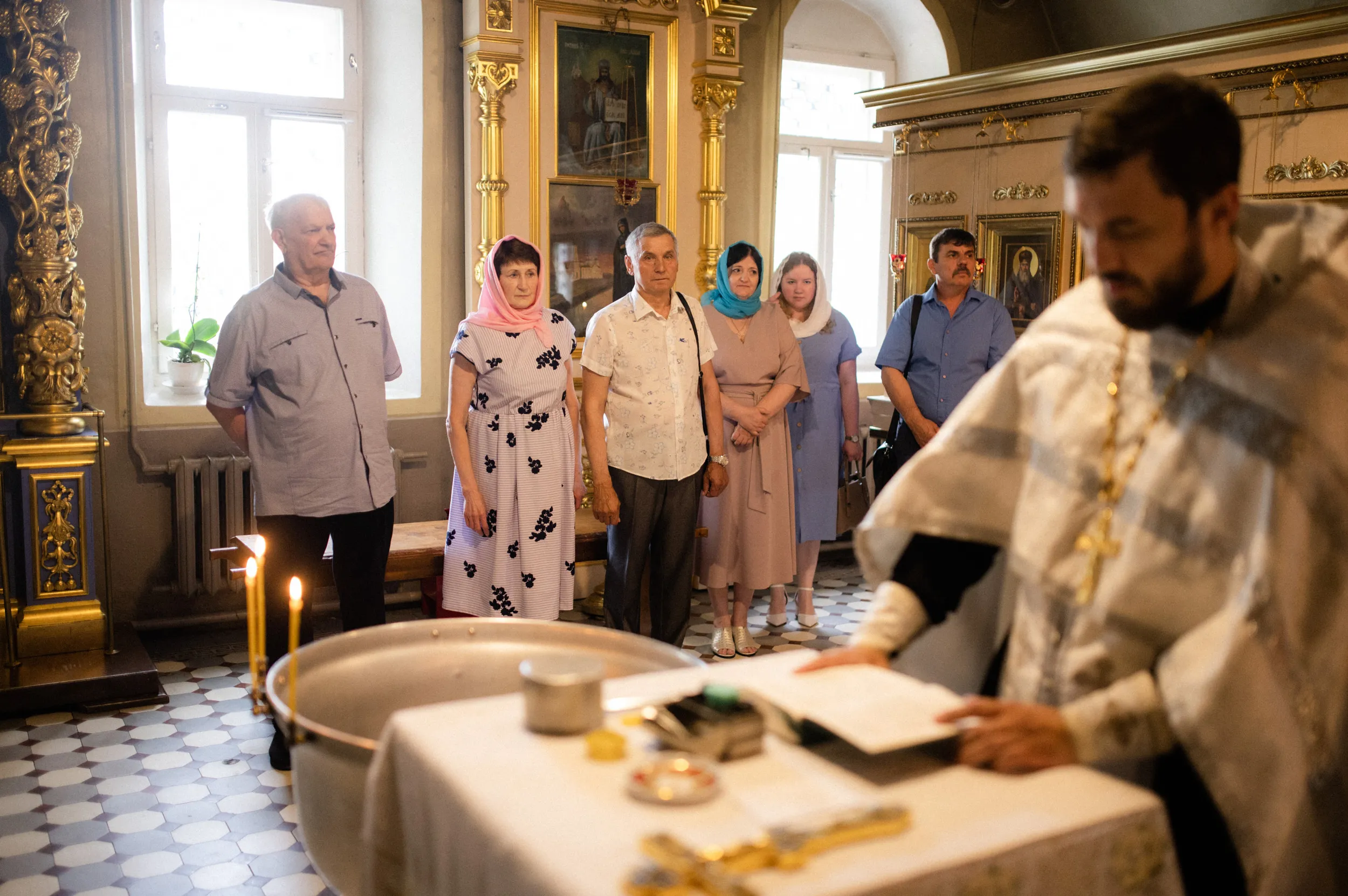 Таинство крещения Стефании — Церковь Рождества Пресвятой Богородицы в Образцово — фото 46