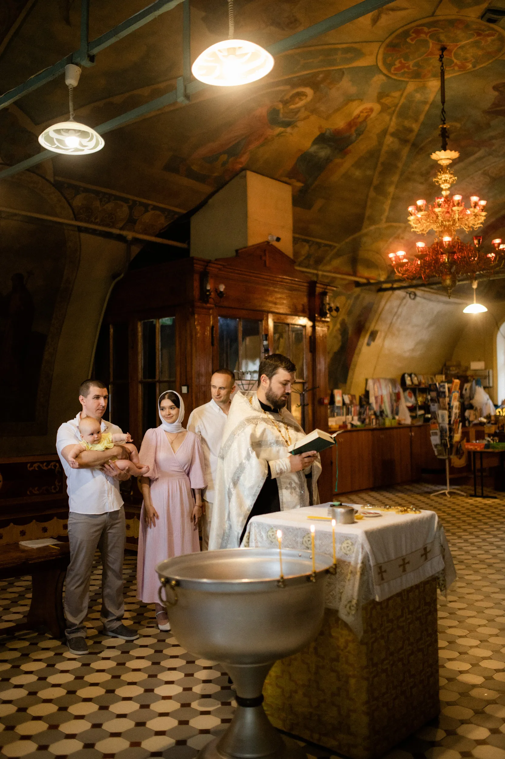 Таинство крещения Стефании — Церковь Рождества Пресвятой Богородицы в Образцово — фото 41