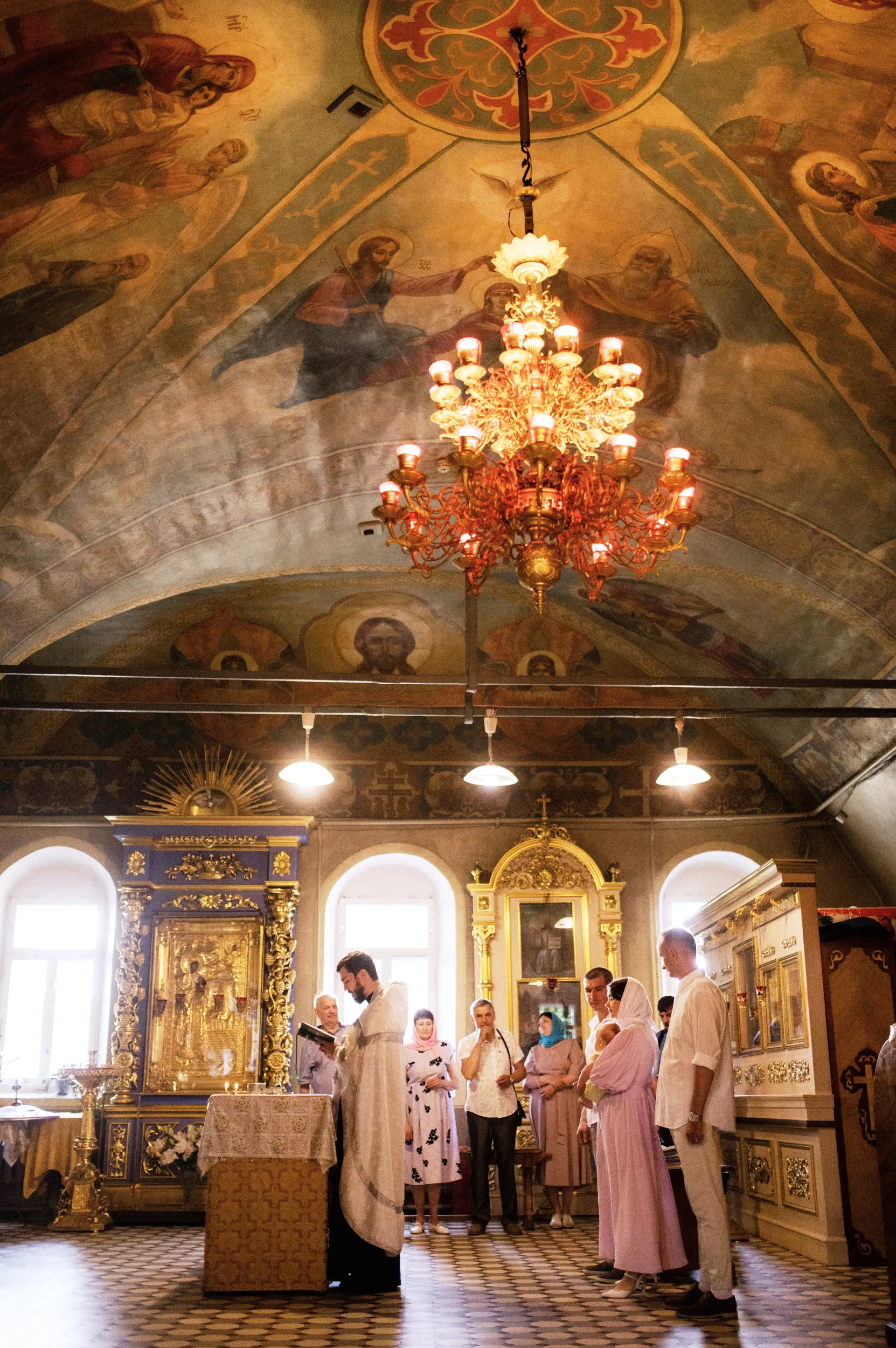 Таинство крещения Стефании — Церковь Рождества Пресвятой Богородицы в Образцово — фото 38