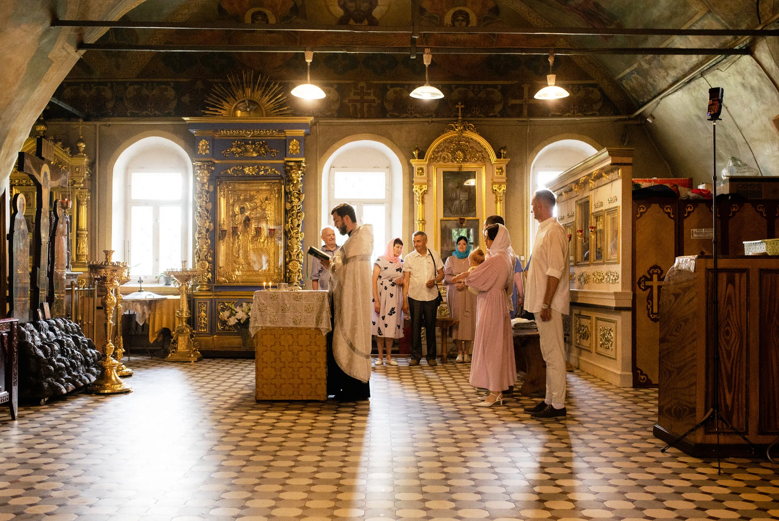 Таинство крещения Стефании — Церковь Рождества Пресвятой Богородицы в Образцово — фото 37