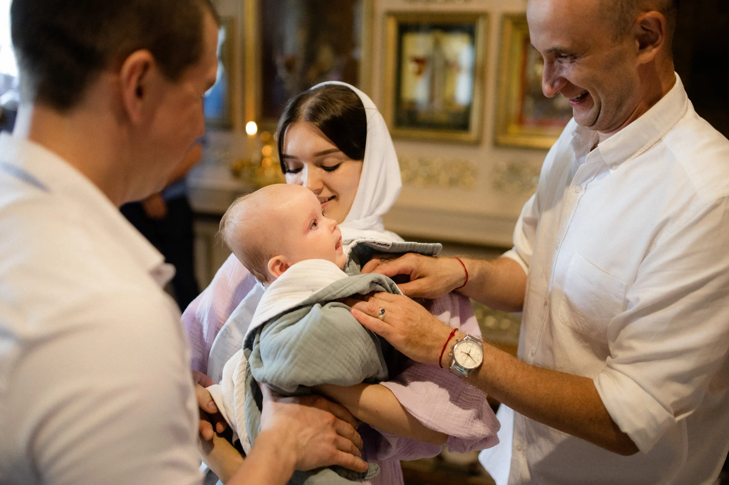 Таинство крещения Стефании — Церковь Рождества Пресвятой Богородицы в Образцово — фото 23