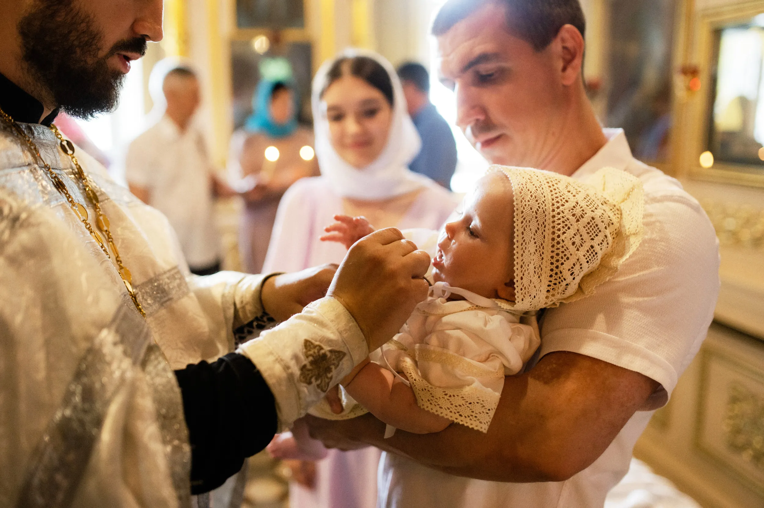 Таинство крещения Стефании — Церковь Рождества Пресвятой Богородицы в Образцово — фото 16