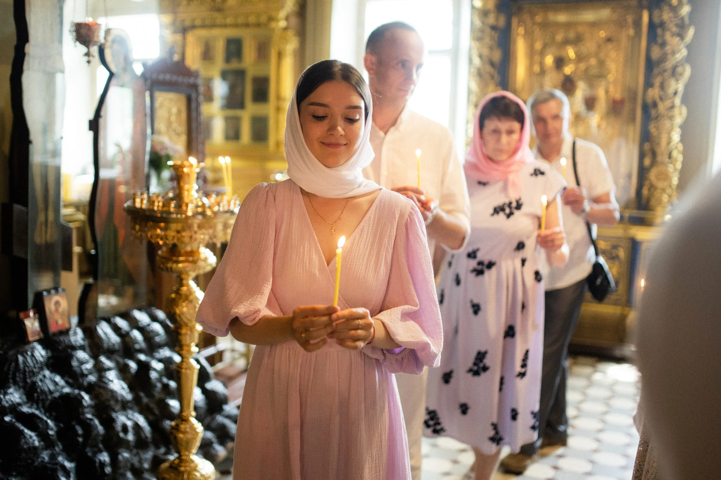 Таинство крещения Стефании — Церковь Рождества Пресвятой Богородицы в Образцово — фото 12