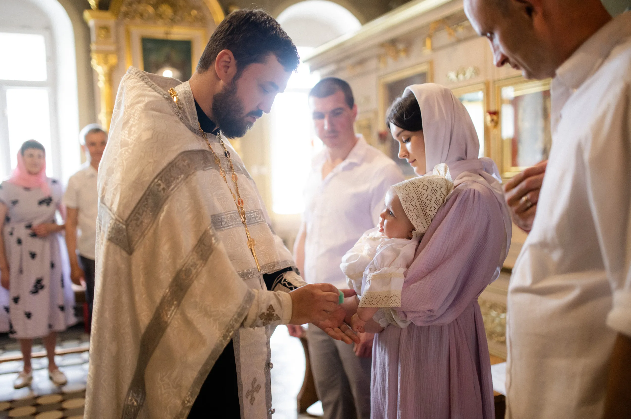 Таинство крещения Стефании — Церковь Рождества Пресвятой Богородицы в Образцово — фото 11