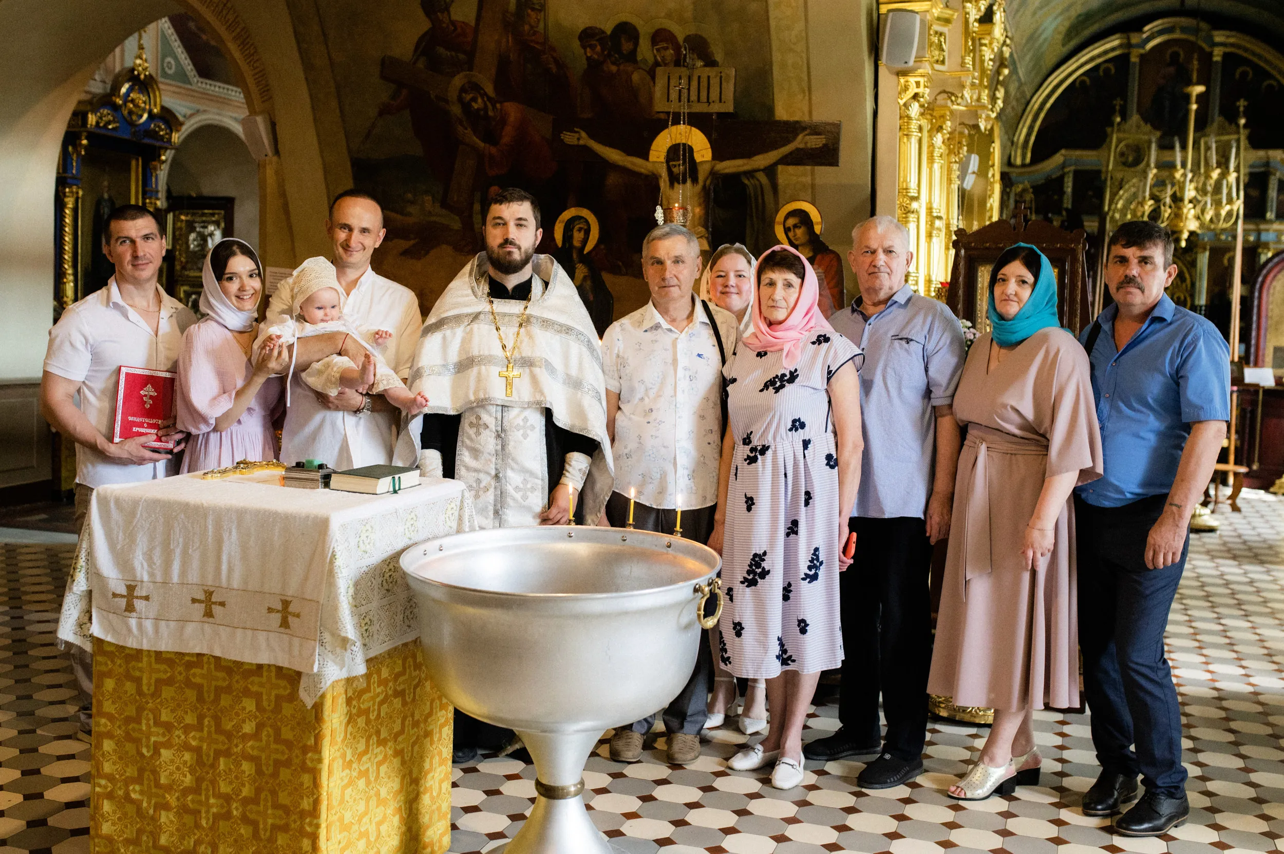 Таинство крещения Стефании — Церковь Рождества Пресвятой Богородицы в Образцово — фото 7