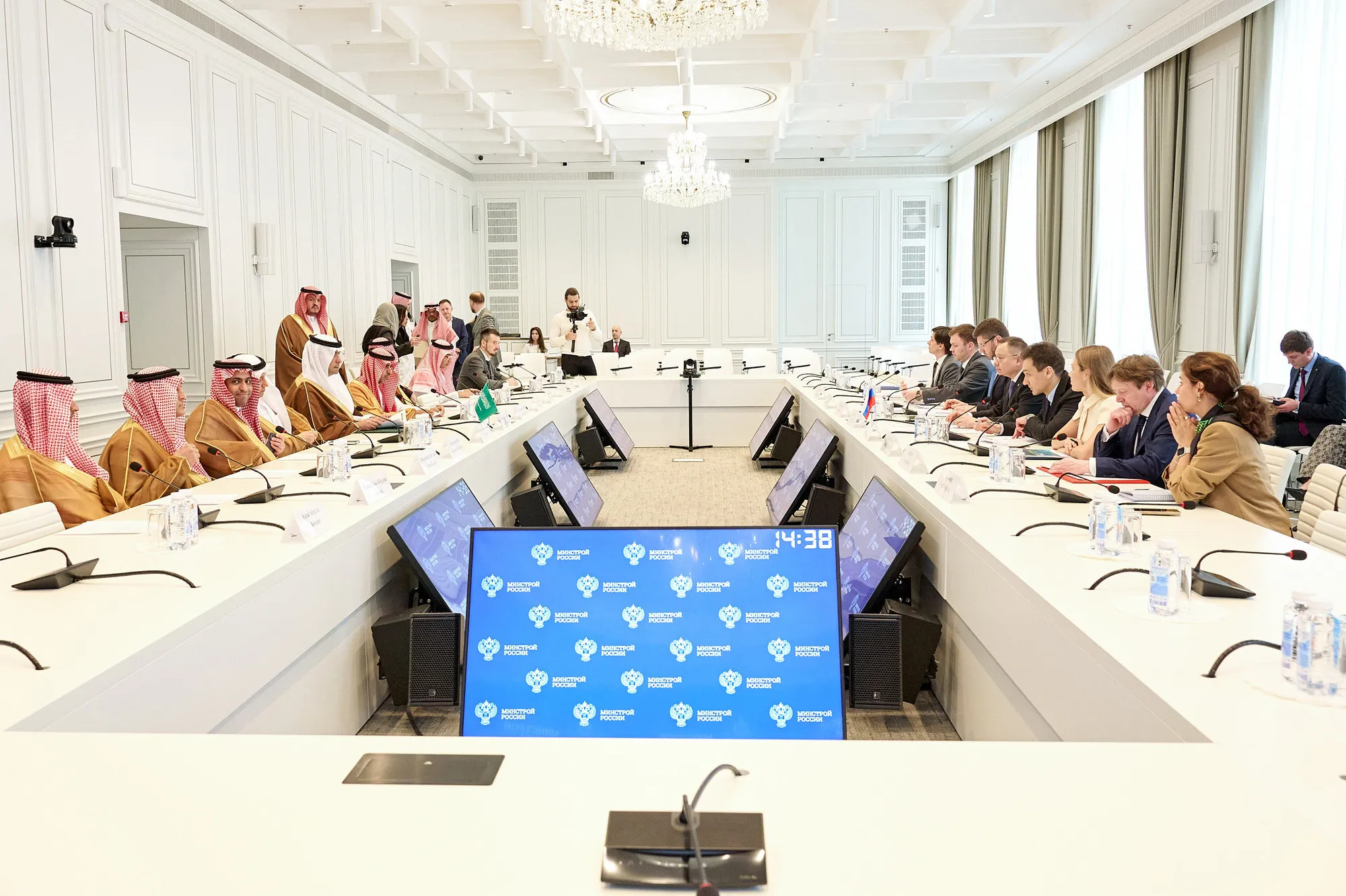 Официальный визит делегации Саудовской Аравии: живой репортаж в категории Деловые события, Москва.
